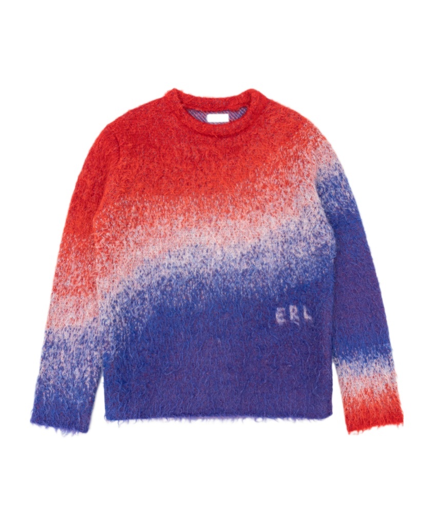 Erl Gradient Color Sweater In Purple