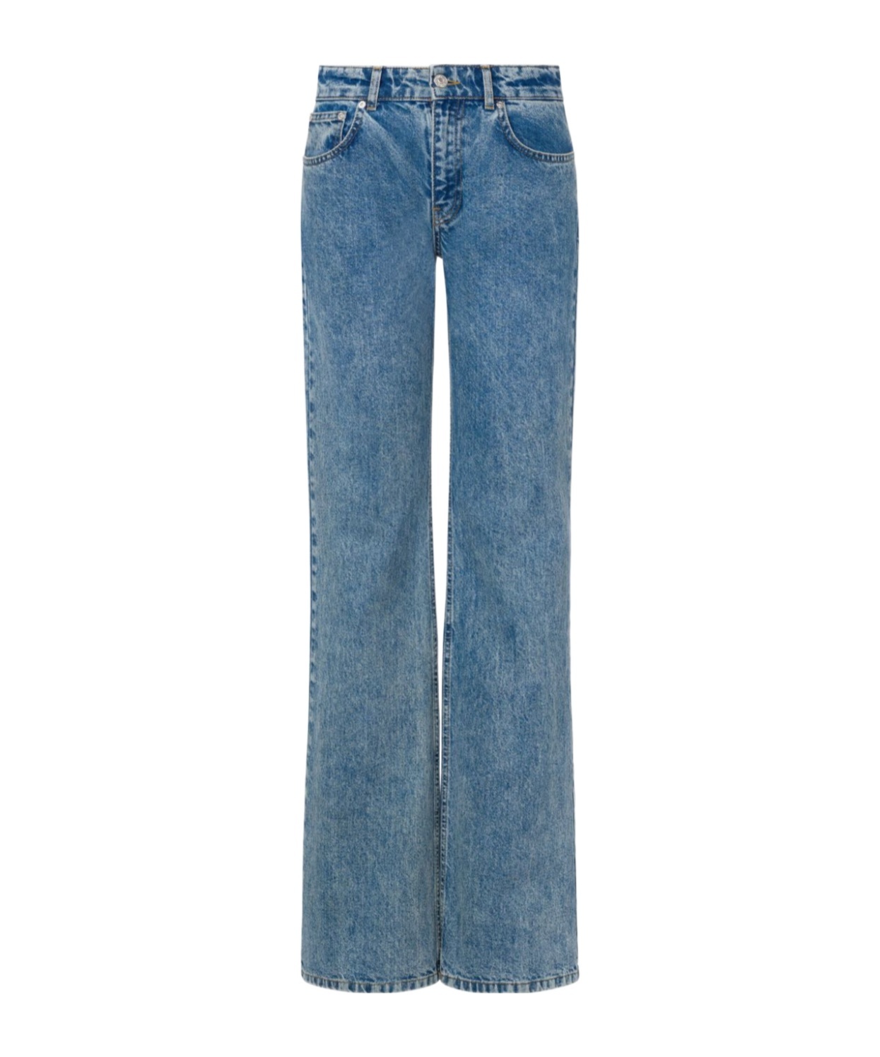 MOSCHINO LOW-RISE STRAIGHT-LEG JEANS 