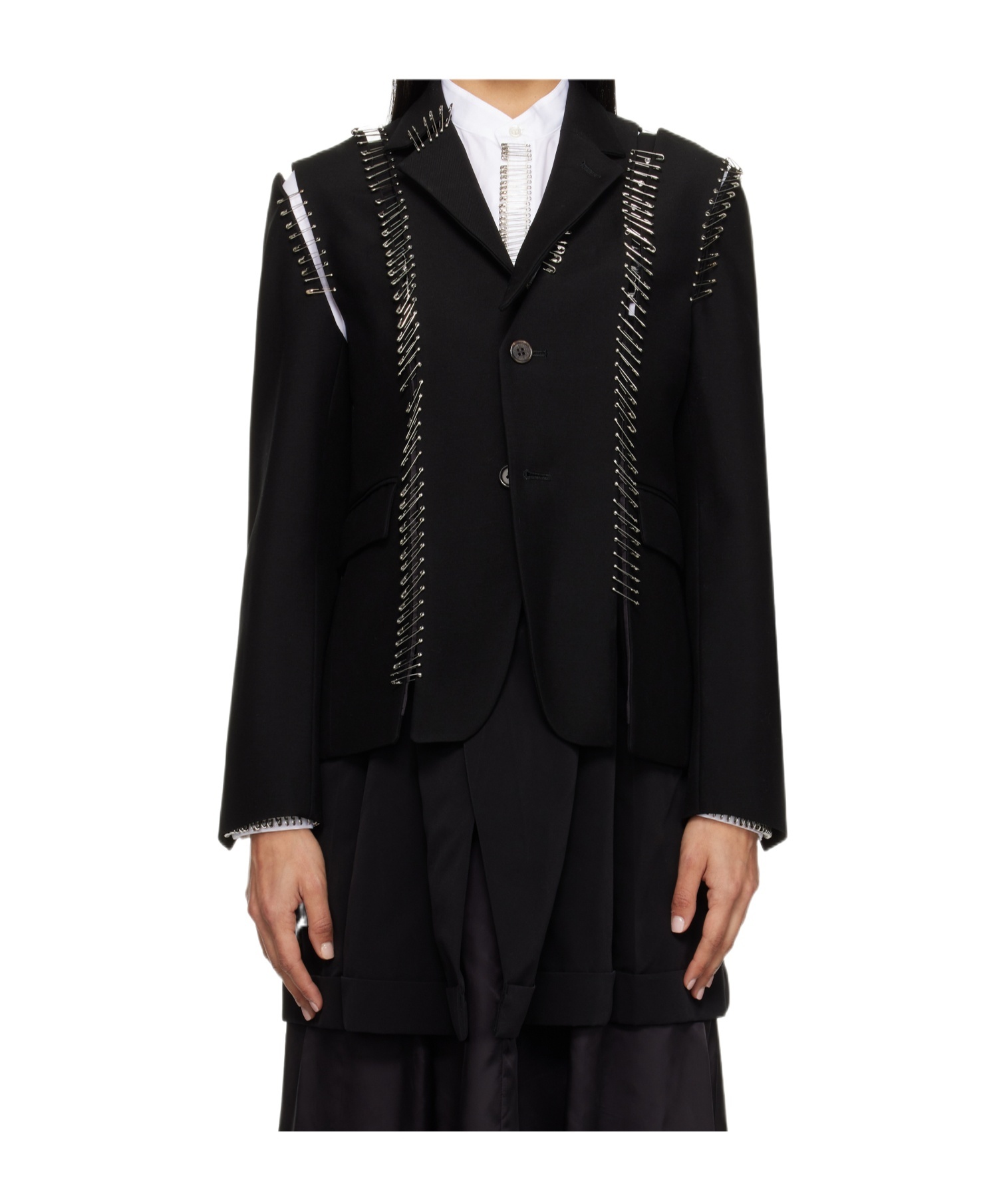 COMME DES GARÇONS LONG-SLEEVED SUIT JACKET
