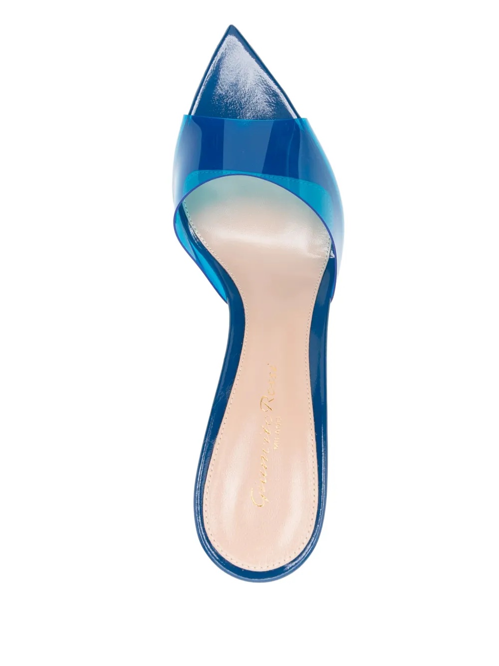 Gianvito Rossi Pointed High-heeled Sandals In Blue
