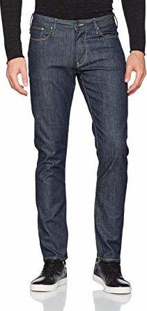 Armani Jeans Logo Jeans In Black