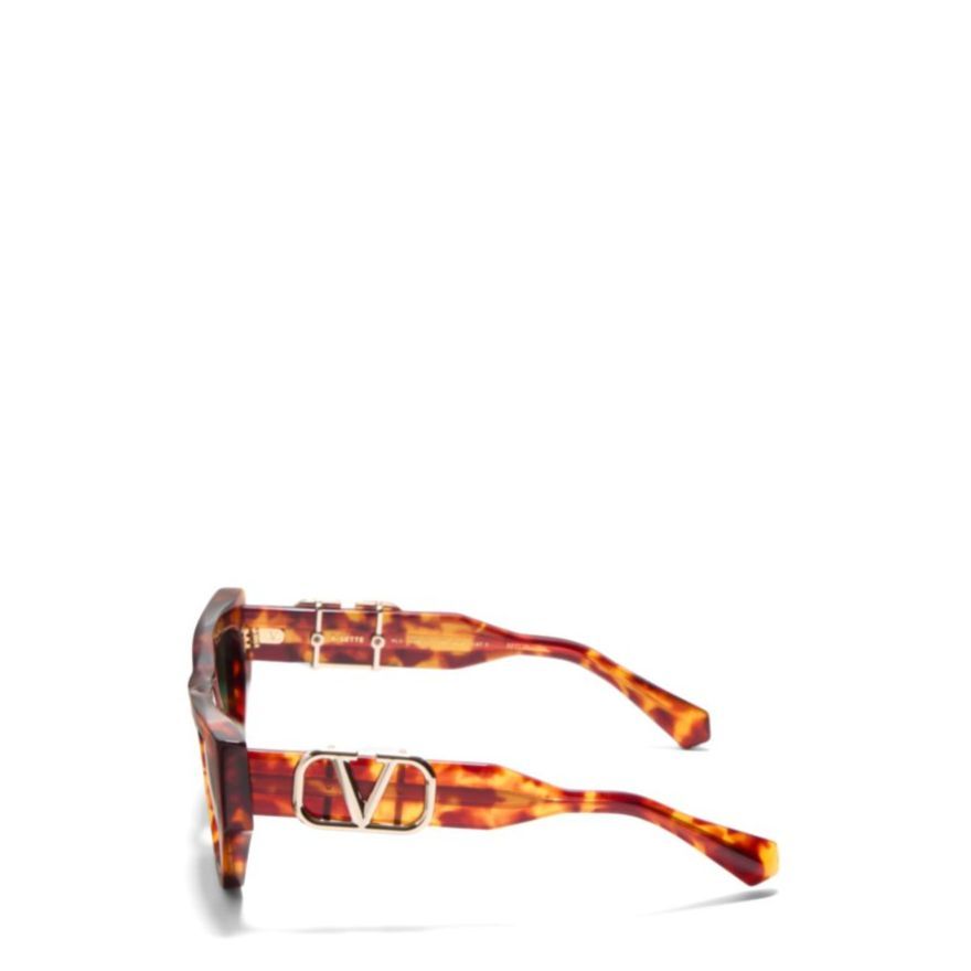 Valentino Full Frame Sunglasses In Green