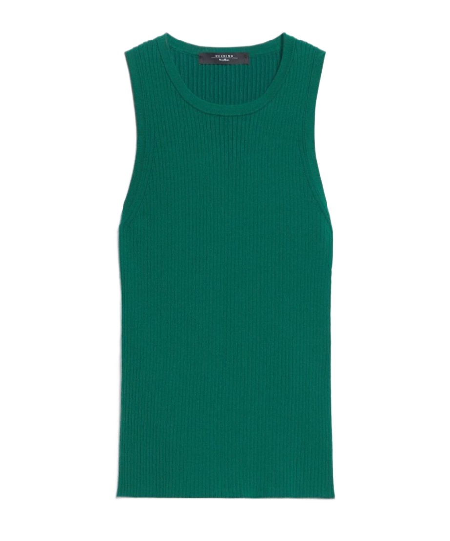 Weekend Max Mara Sleeveless Shirt In Gray