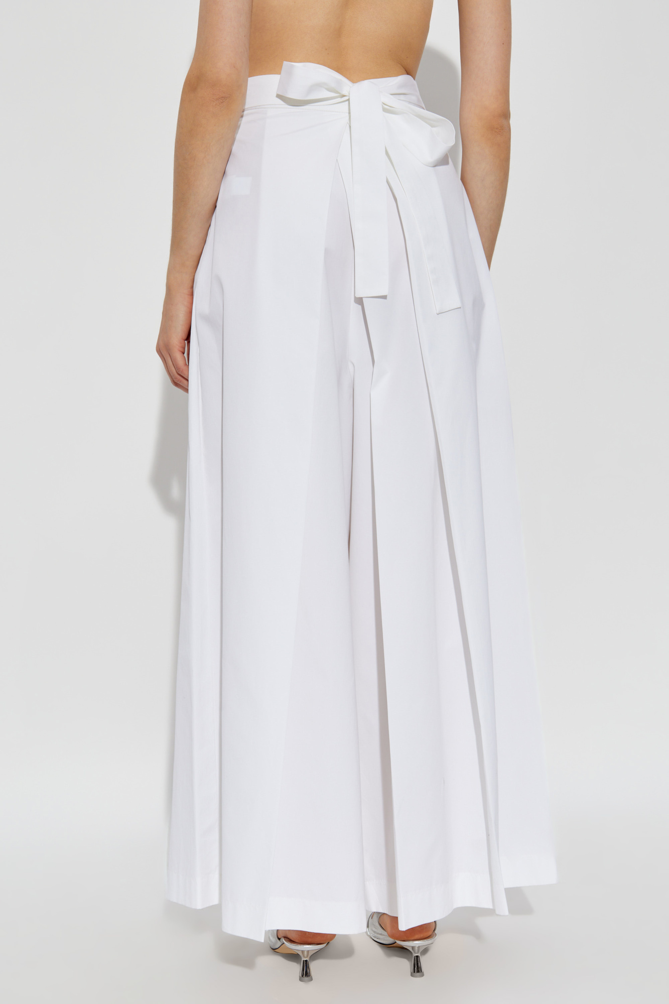 Fabiana Filippi Pleated Casual Pants In White