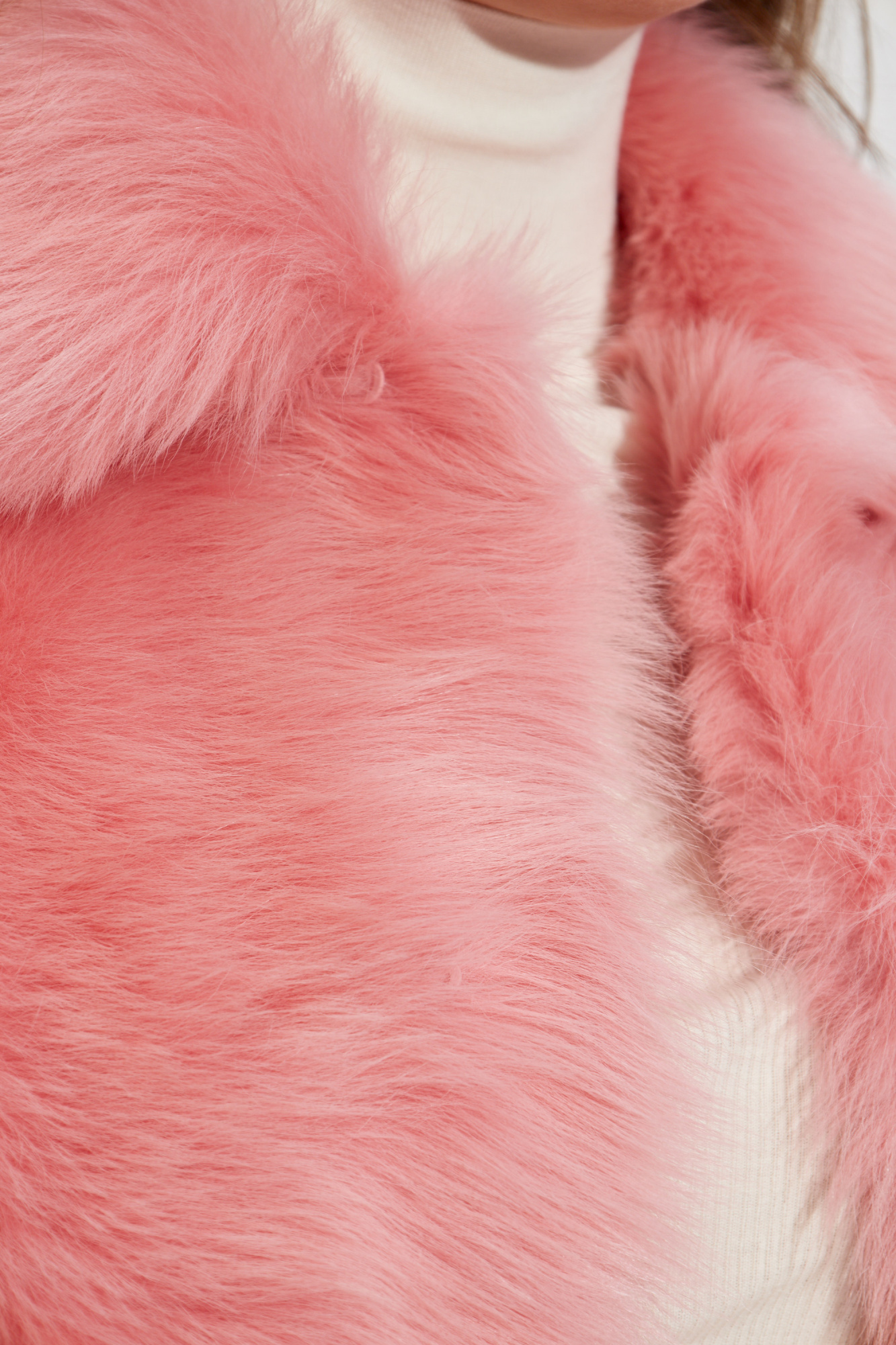 Bottega Veneta Toscana Shearling Cropped Blouson In Pink
