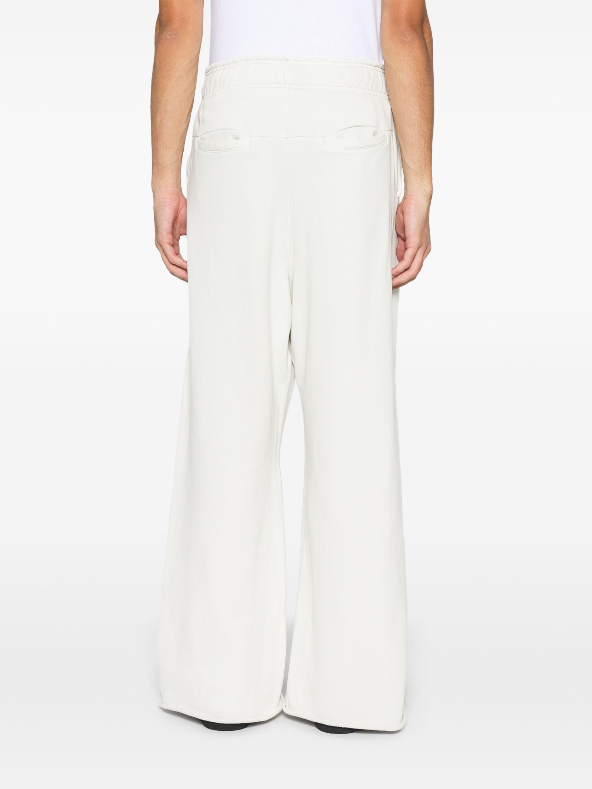 Entire Studios Wide Leg Sweatpants Side Pockets Lounge Bottom In White