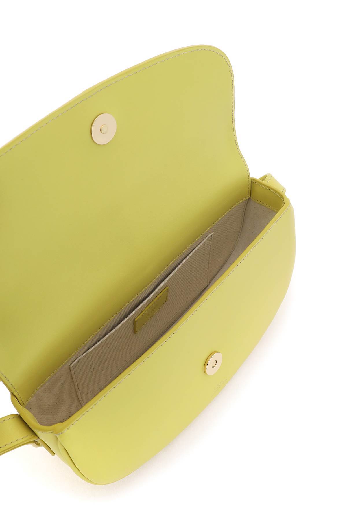Apc A.p.c. Half-moon Betty Shoulder Bag In Yellow