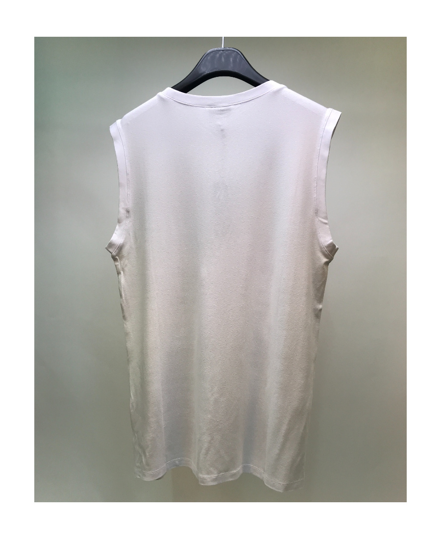 Shop Just Cavalli Sleeveless T-shirt With Round Neck In Multicolor