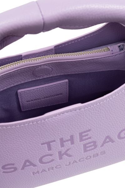 Marc Jacobs The Leather Mini Sack Bag Wisteria In Purple