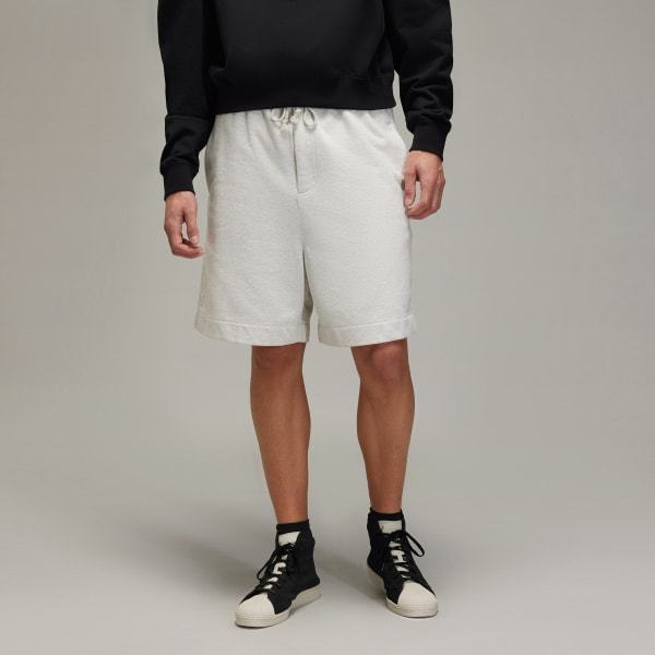 Y-3 Elastic Waist Shorts In White
