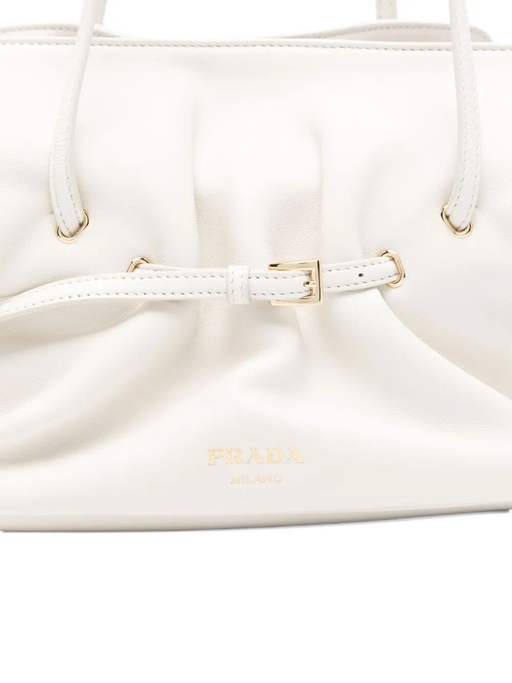 Prada Dada Small Shoulder Bag In White