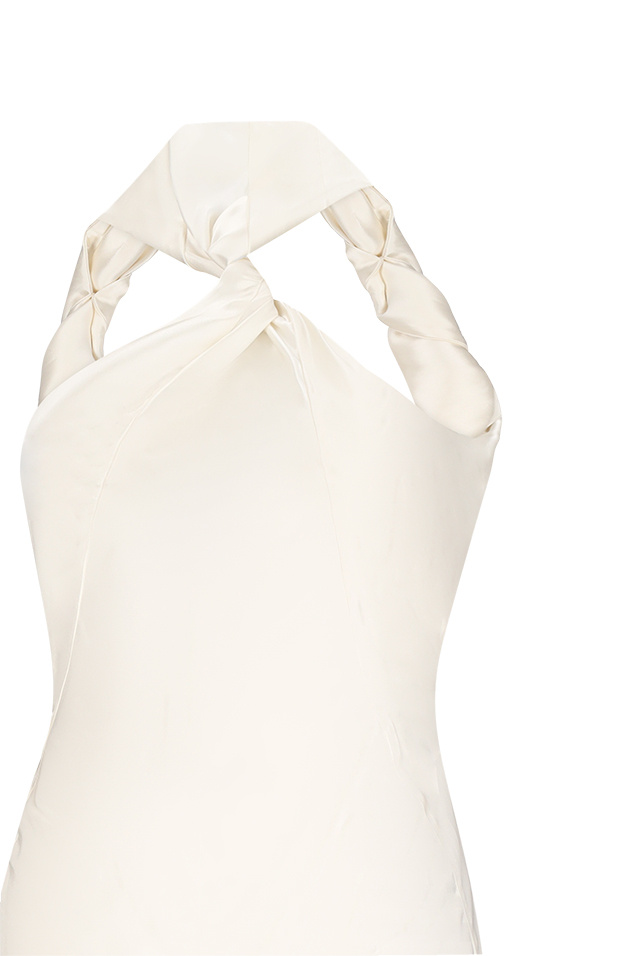Attico Midi Dress In White