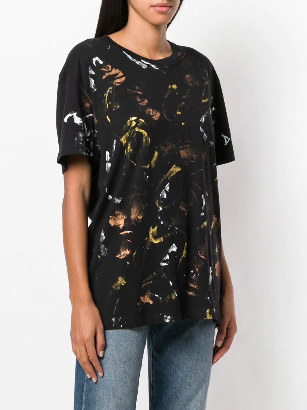 FAITH CONNEXION SPLASH INK PRINTED T-SHIRT 