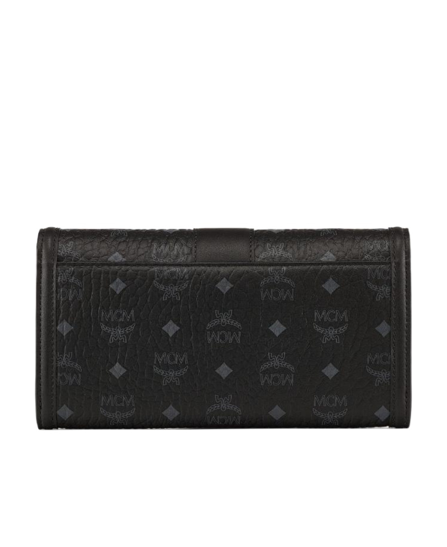 Mcm Large Tracy Flip Shoulder Bag In Black