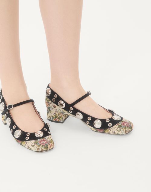 Valentino Round-toed High Heels In Multi