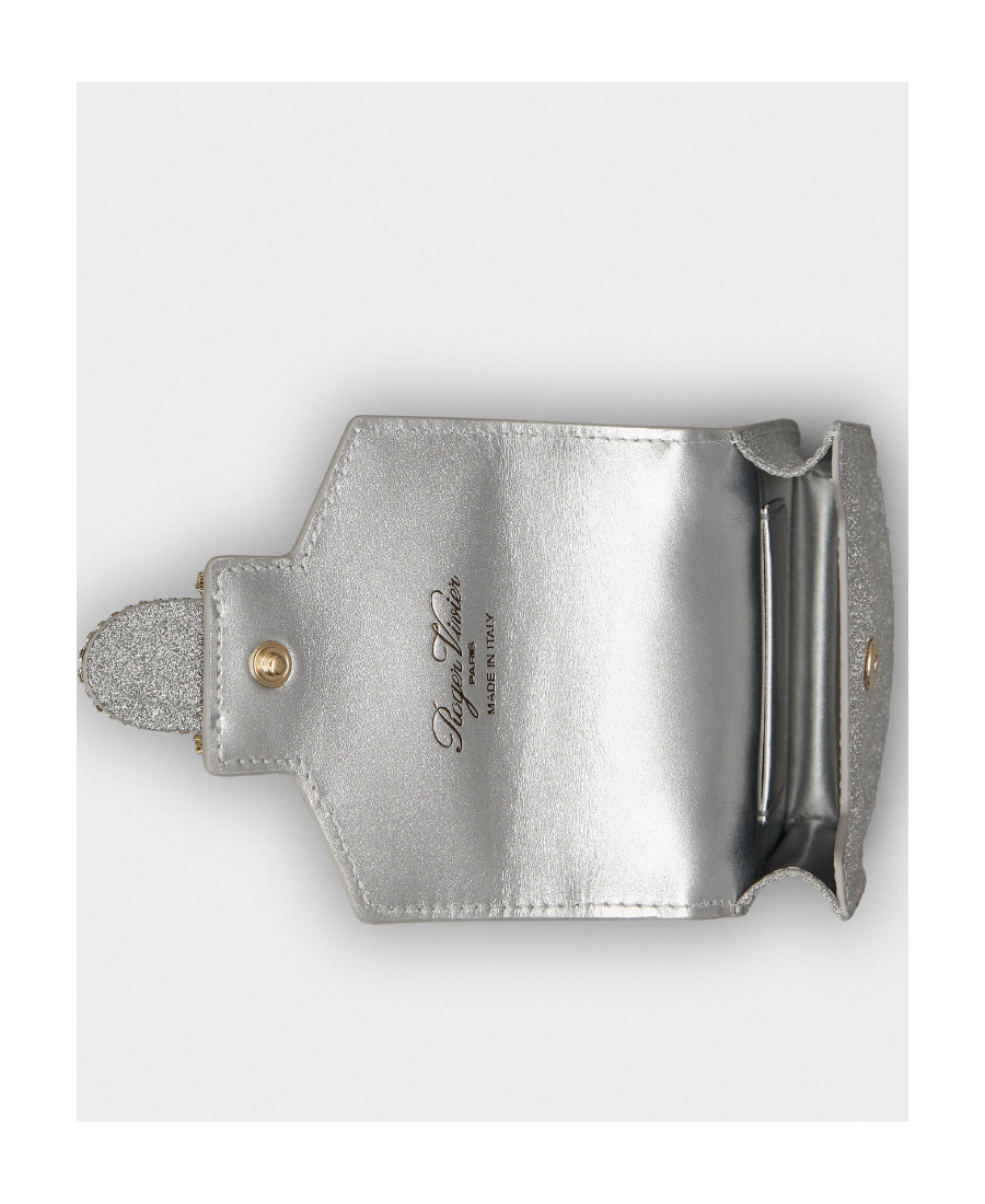 Roger Vivier Mini Shoulder Bag In Gray