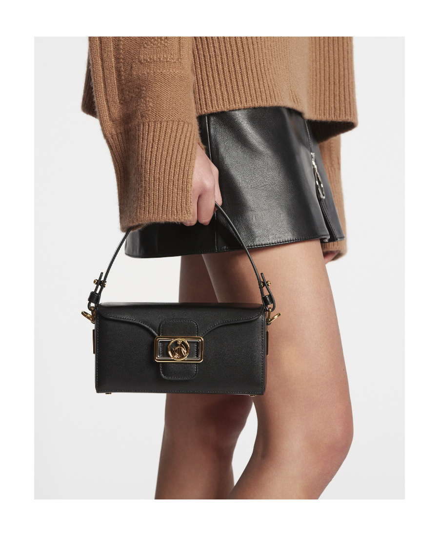 Shop Lanvin Nano Pencil Shoulder Bag In Black