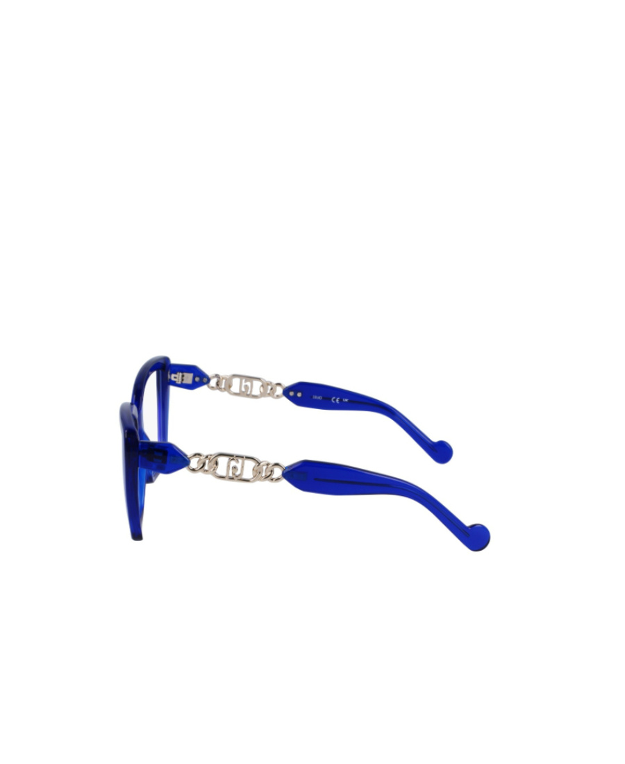 Liu •jo Logo Flat Mirror In Blue