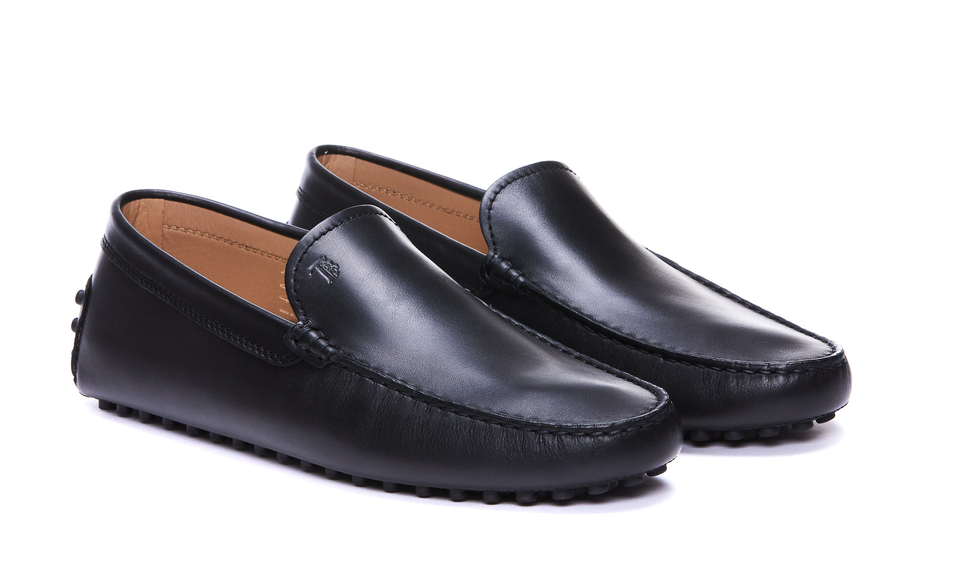 Tod's Bubble Penny Strap Loafers In Black
