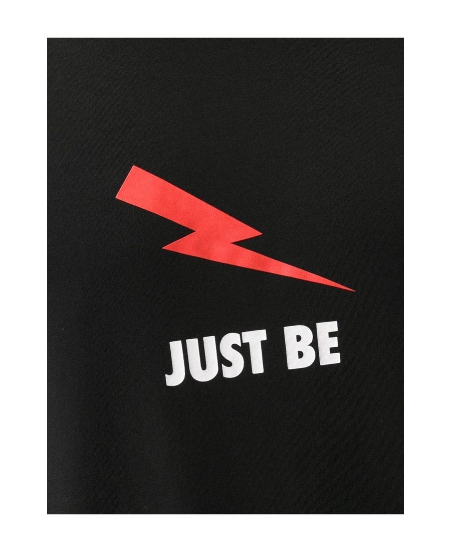 Neil Barrett Printed T-shirt With Round Neck In Black