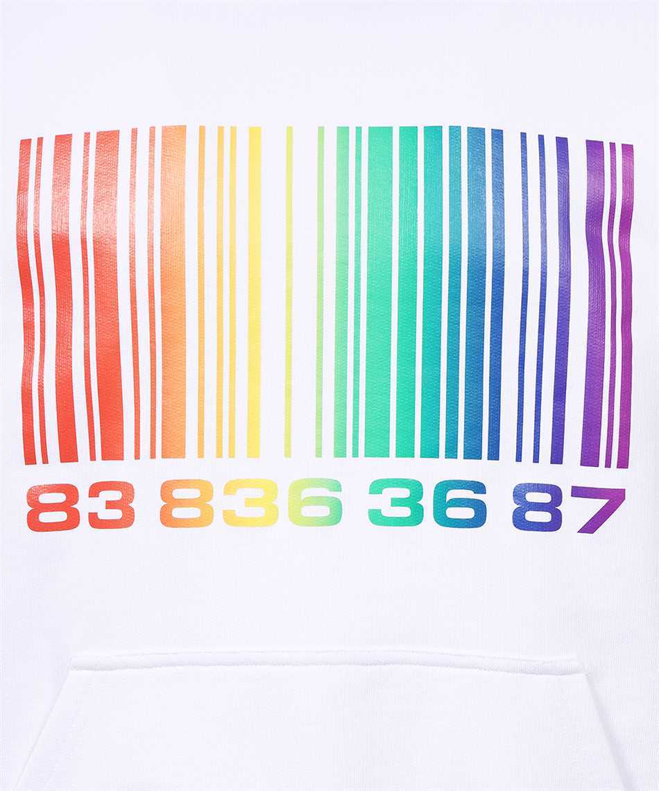 VTMNTS VTMNTS BARCODE-PRINTED DRAWSTRING HOODIE 