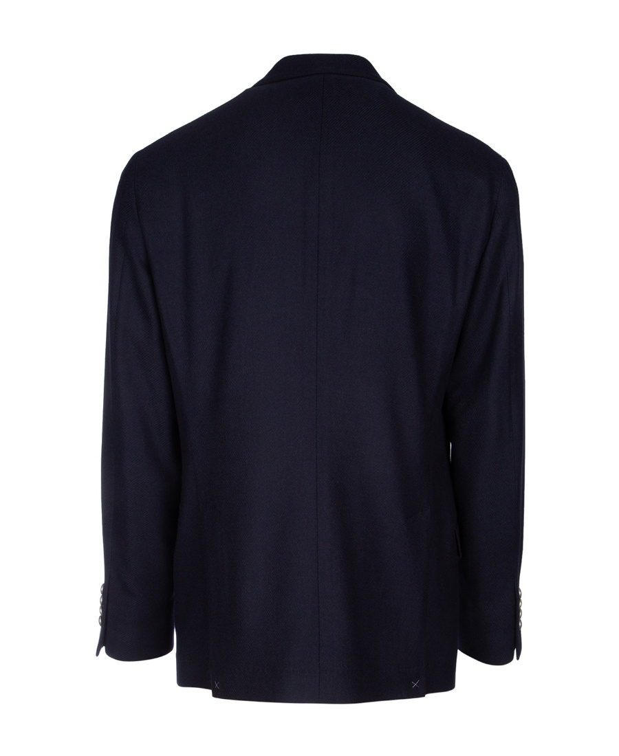 Brunello Cucinelli Double-breasted Blazer With Notched Lapels In Black