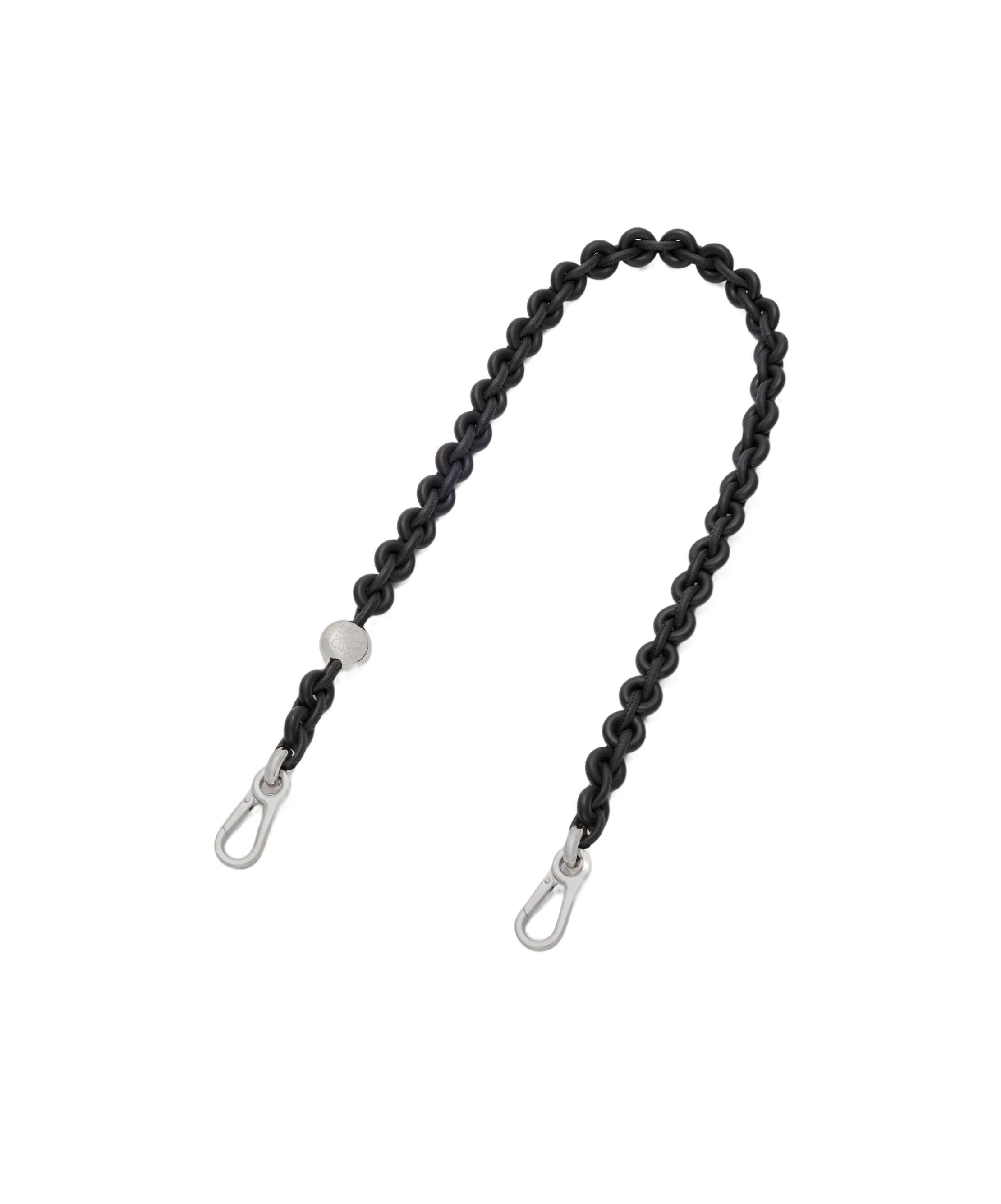 Loewe Donut Chain In Calfskin In Black