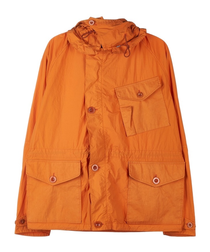 Ten C Long-sleeved Casual Jacket In Orange