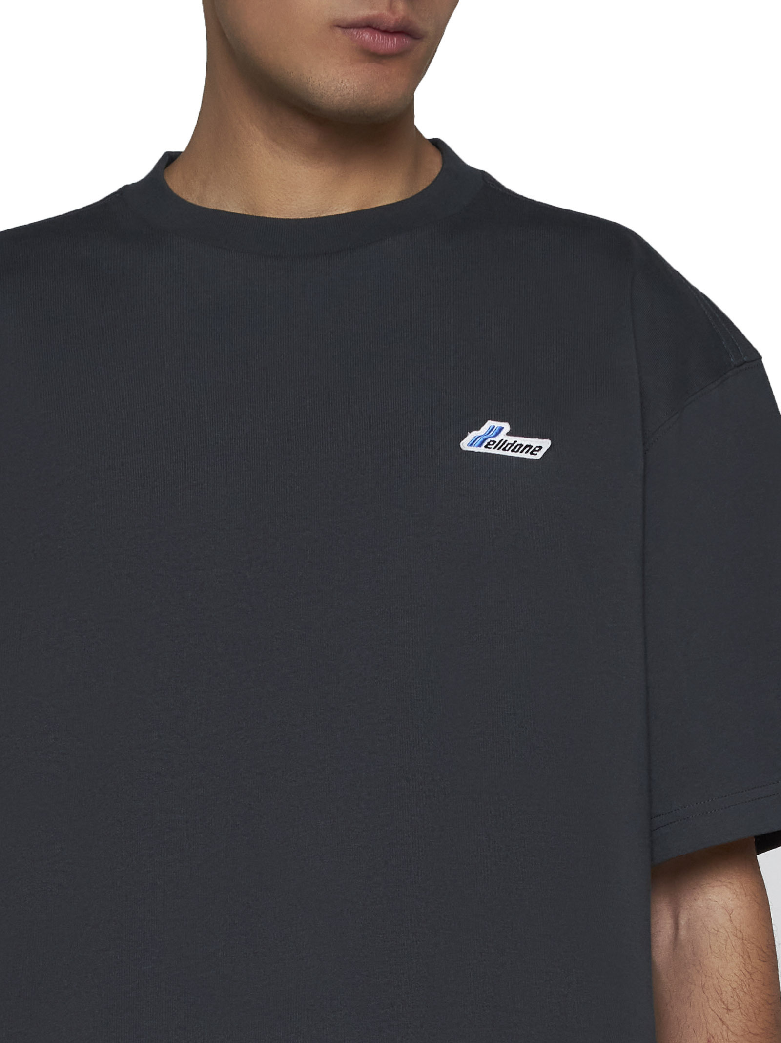 We11 Done Item O-neck Short-sleeved T-shirt In Black