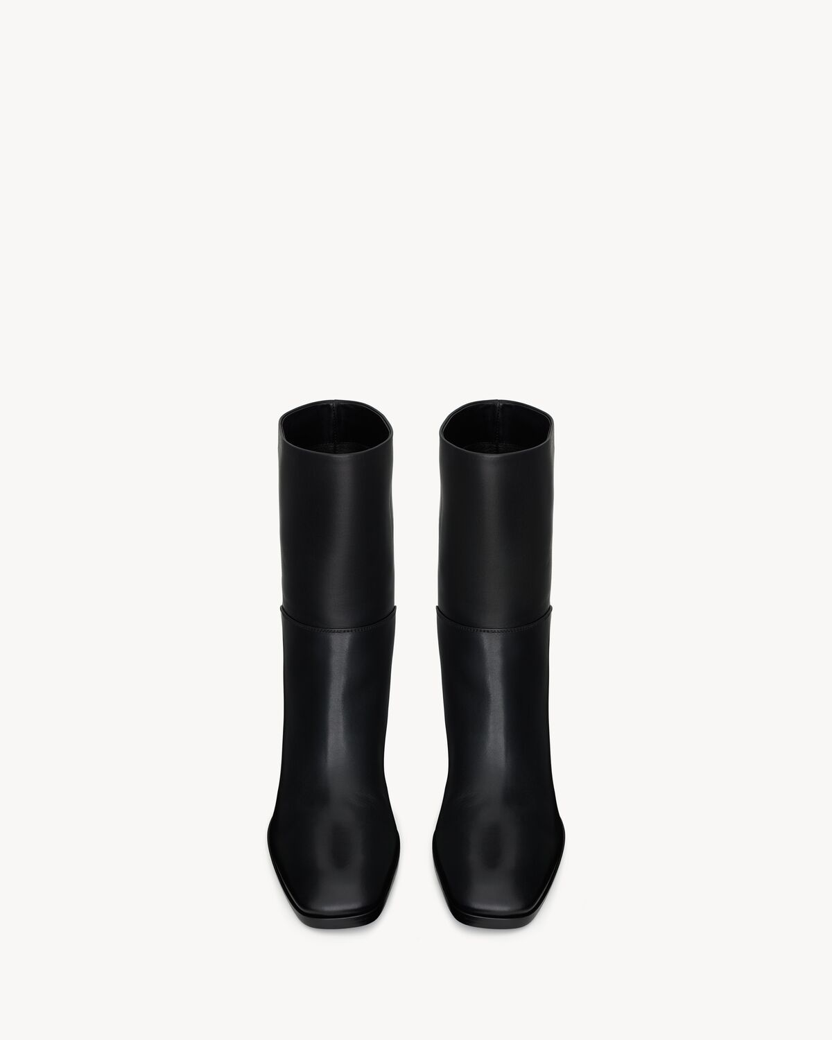 Saint Laurent Sulpice Booties In Smooth Leather In Black