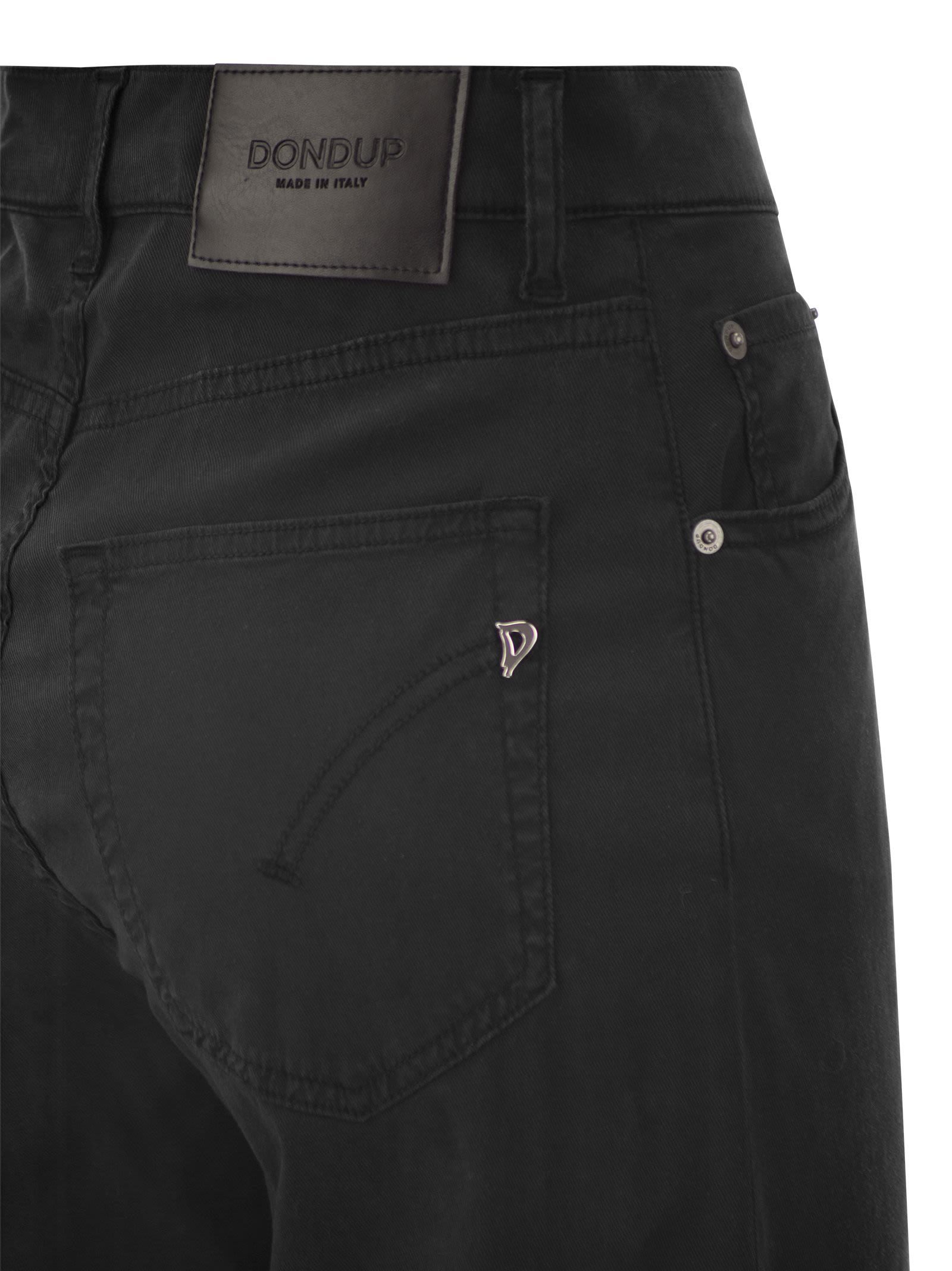 Dondup Amber - Wide-leg Jeans In Black