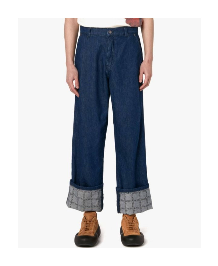 Jw Anderson Jeans Workwear In Blue