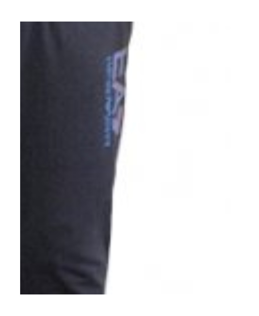 Ea7 Logo Printing Two-piece Set In Black