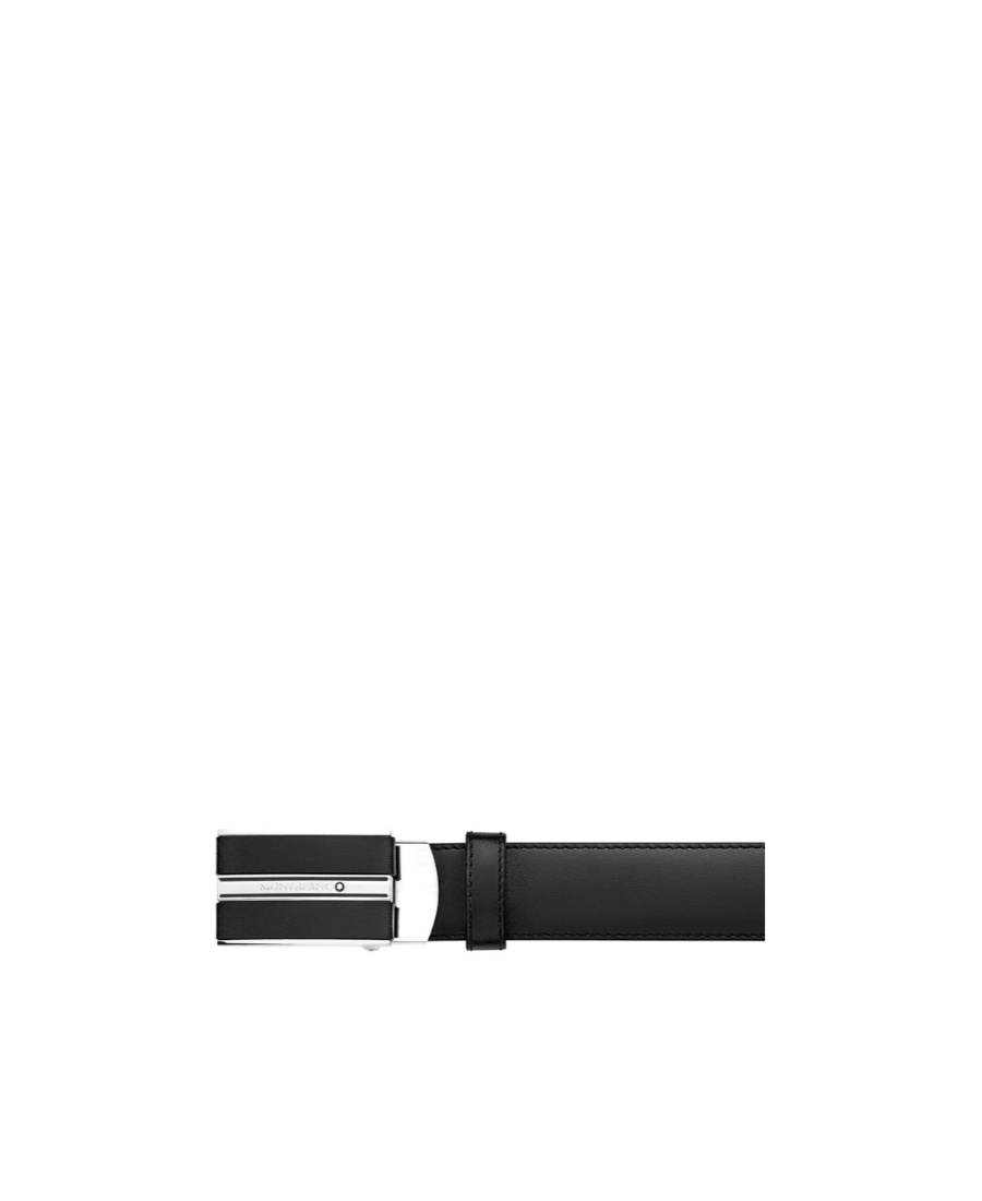 Montblanc Logo Belt In Black