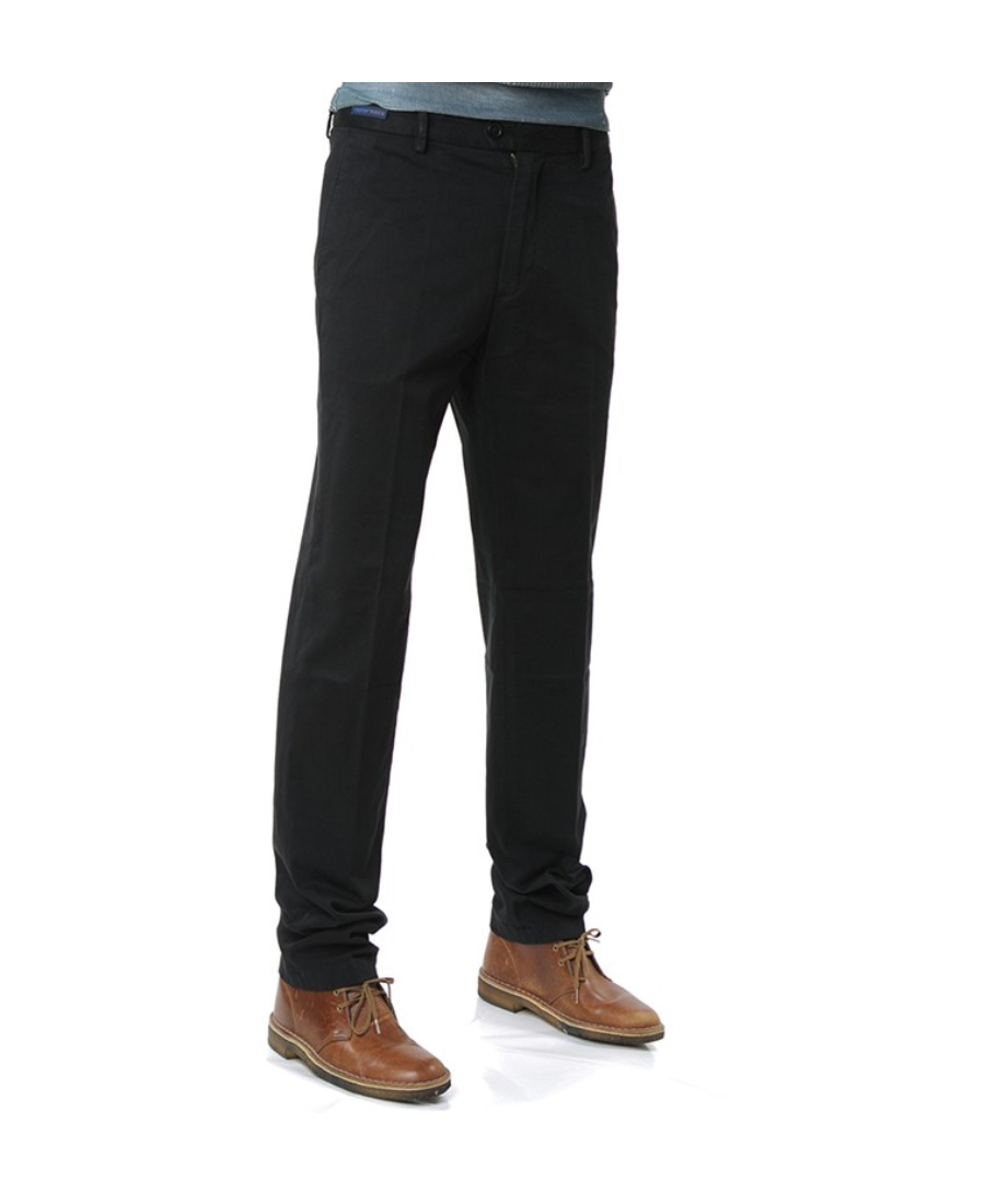 Shop Paul & Shark Logo Casual Pants In Black