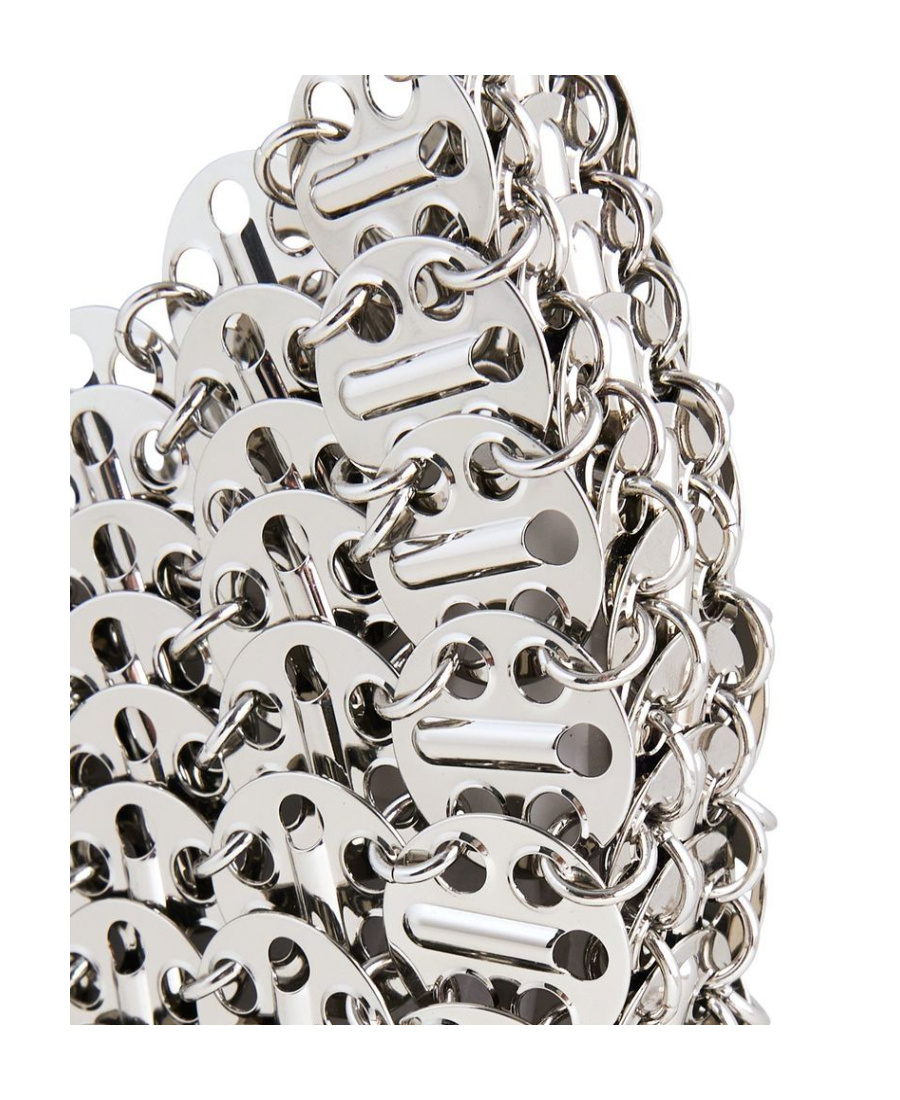 Rabanne Moon 1969 Shoulder Bag In White