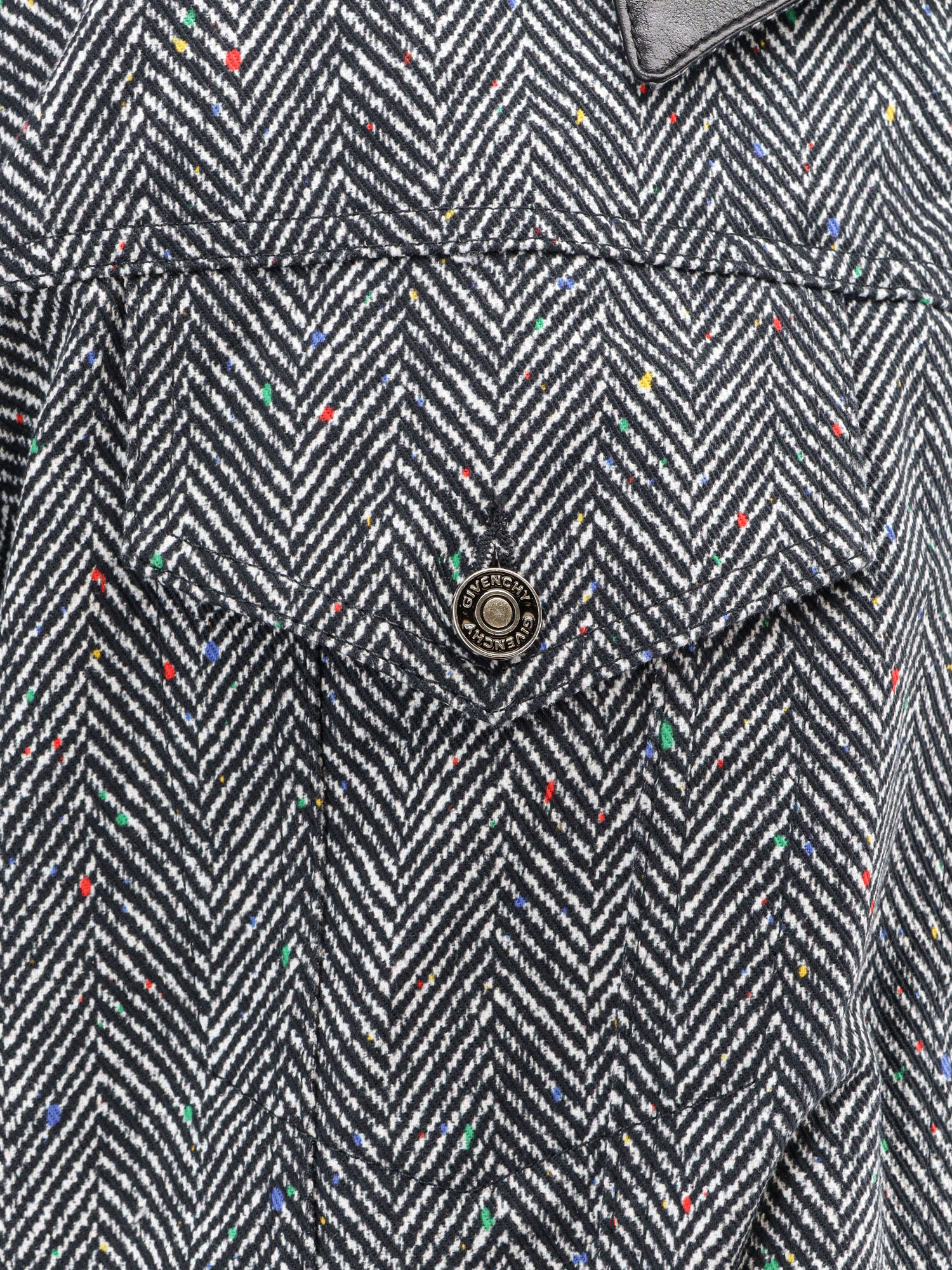 Givenchy Flap Pocket Jacket In Gray