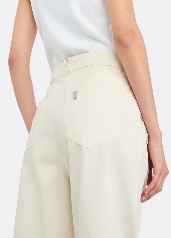 Liu •jo Jewel Button Jeans In White