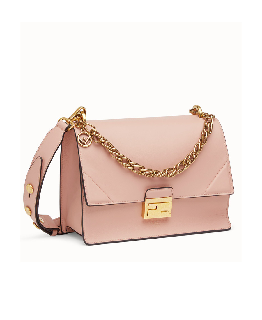 Fendi Kan U Shoulder Bag In Nude