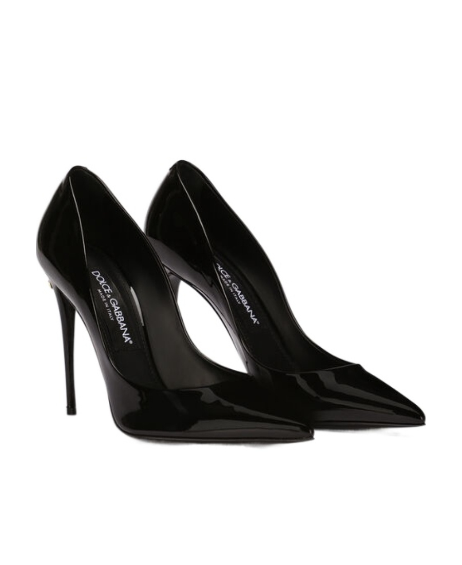Dolce & Gabbana Pointed Shallow-mouthed High-heeled Shoes In Black