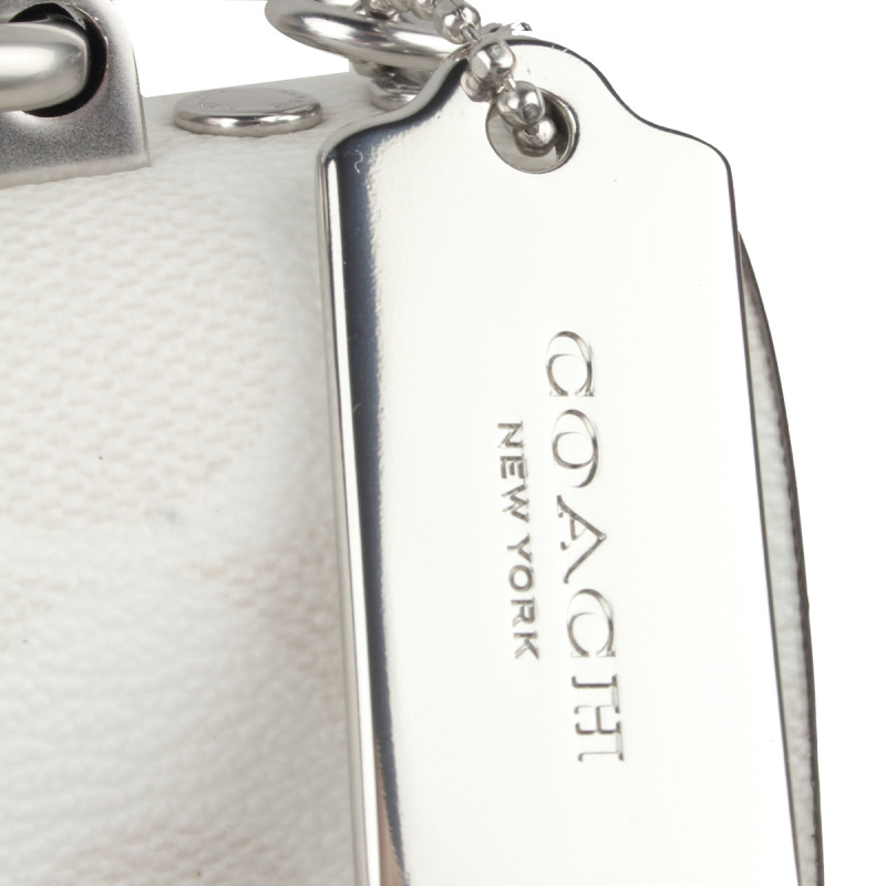 Coach Kare 21 Logo Shoulder Bag In White