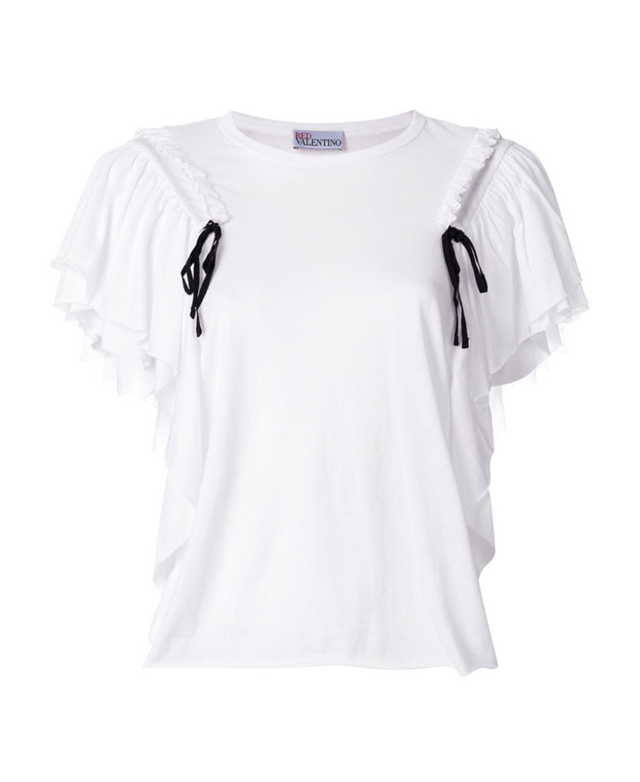 Red Valentino Rope T-shirt In White