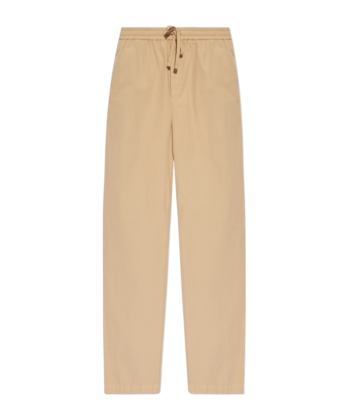 Woolrich Loose Fit Drawstring Trousers In Nude