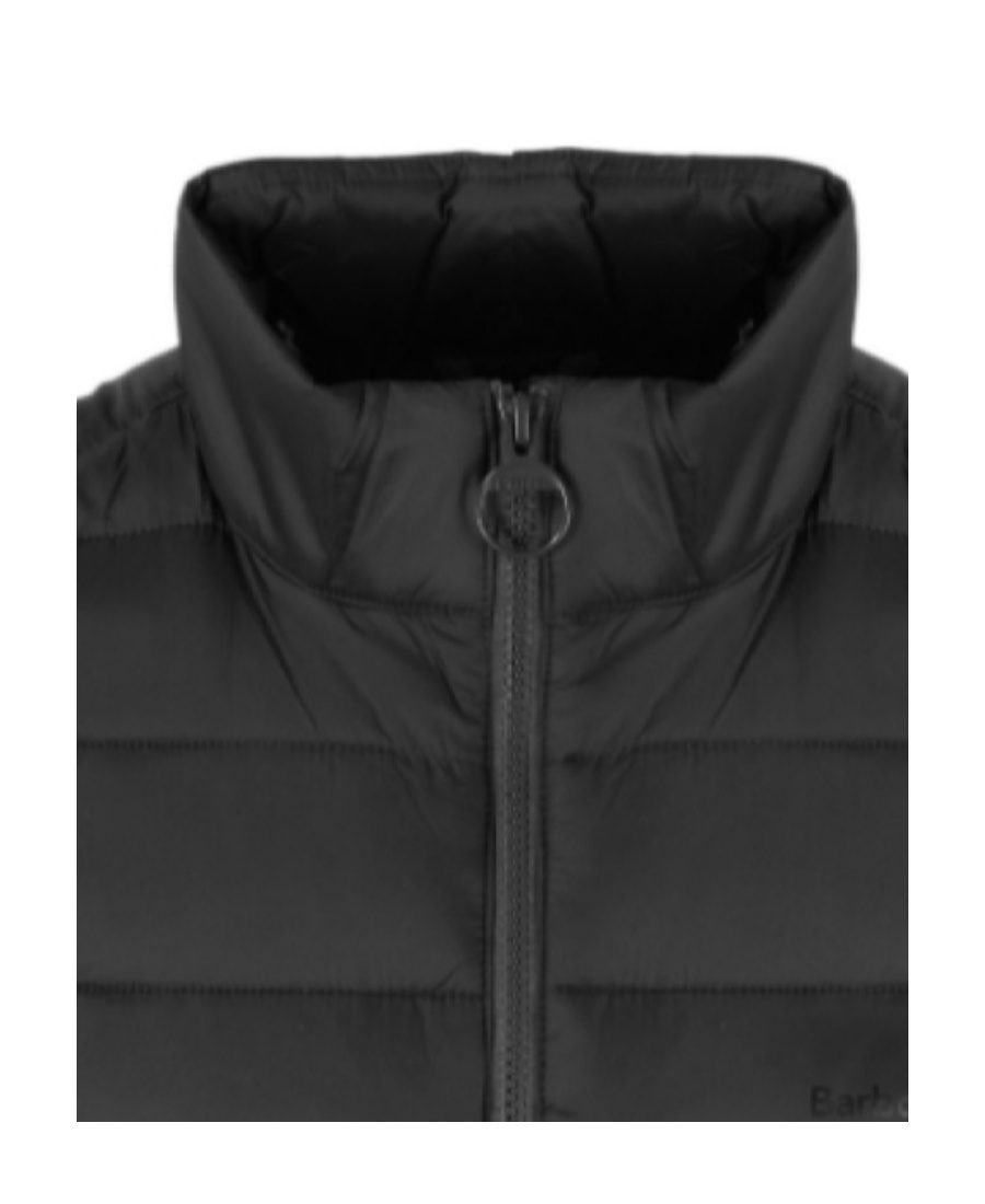 Barbour Padded Logo Gilet In Black