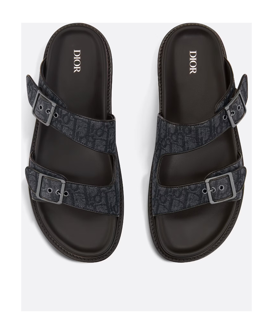 Dior Homme Buckled Open Toe Sandals In Black
