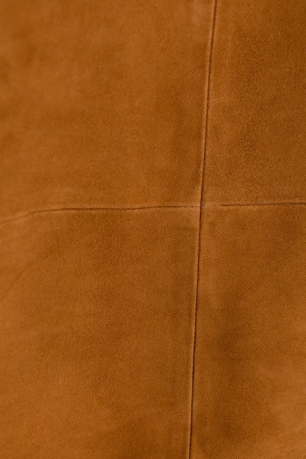 Stand Studio Tan Suede Tank Top In Brown