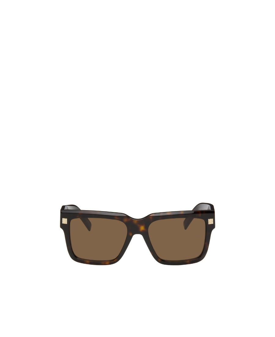 Givenchy Logo Sunglasses In Brown