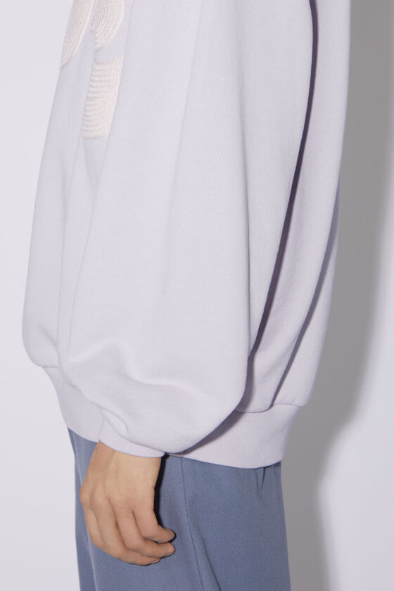 Acne Studios Embroidered-logo Sweatshirt In White