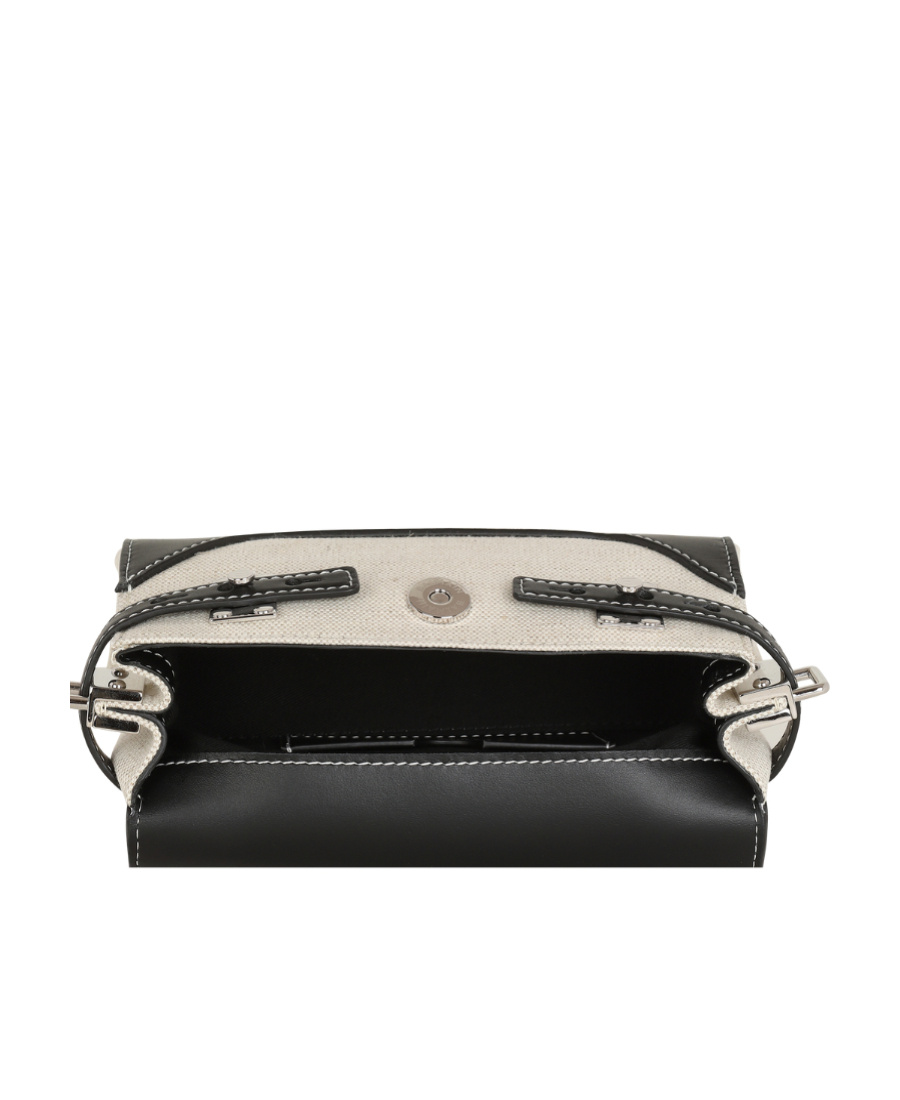 Balmain B-buzz 19 Shoulder Bag In Black
