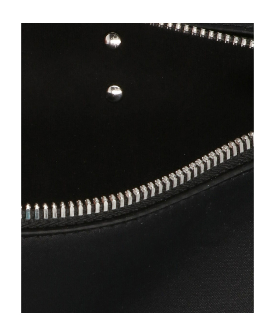 Coperni Ring Swipe Bag In Black Embroidery In Black